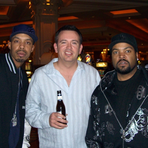 Charles Fulp with Ice Cube and DJ Crazy Toones